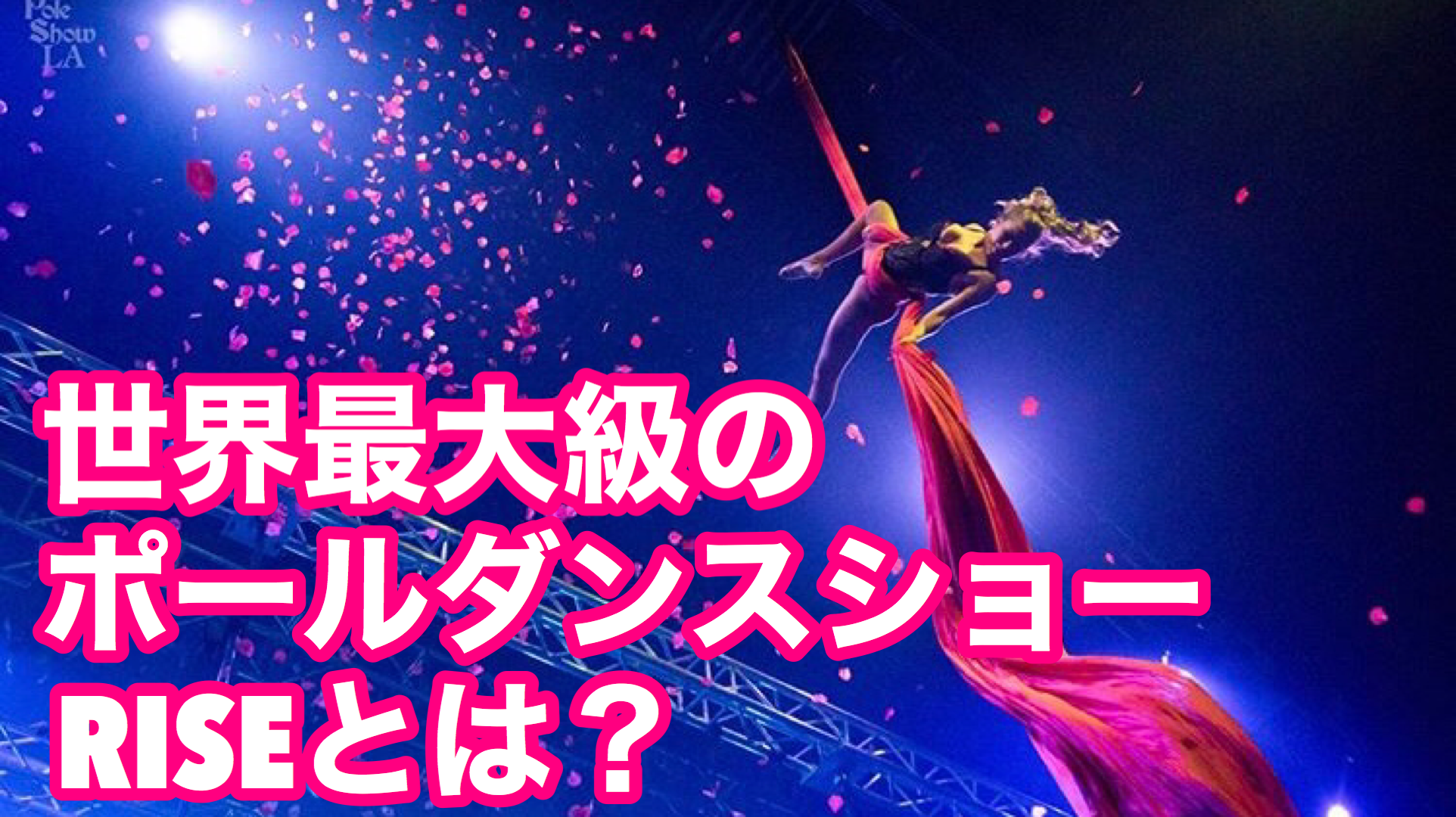 アメリカロサンゼルスで毎年開催される世界最大級のポールダンスショーriseってなに Pole Is My Life